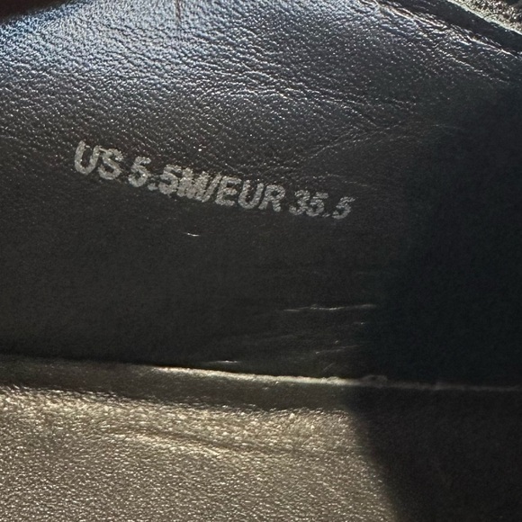 Vince Ward Shoes Black Knit Leather Platform Slip On Sneakers Loafer - Picture 14 of 14